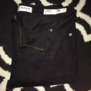 Black low rise pacsun skinny jeans